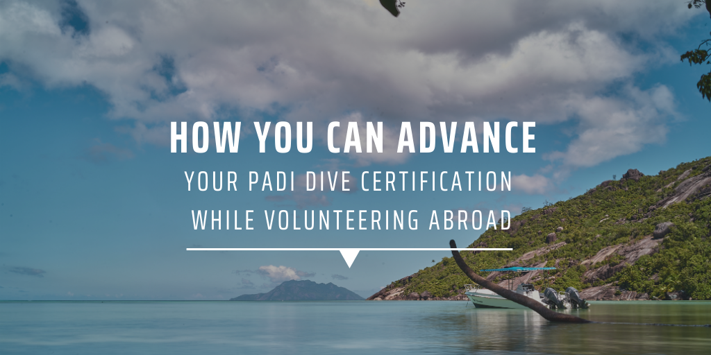 How you can advance your PADI dive certification while volunteering abroad.